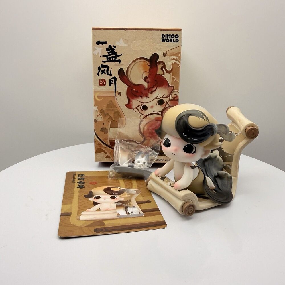PopMart Dimoo Stories in the Cup Series Blind Box Figure - River Scroll